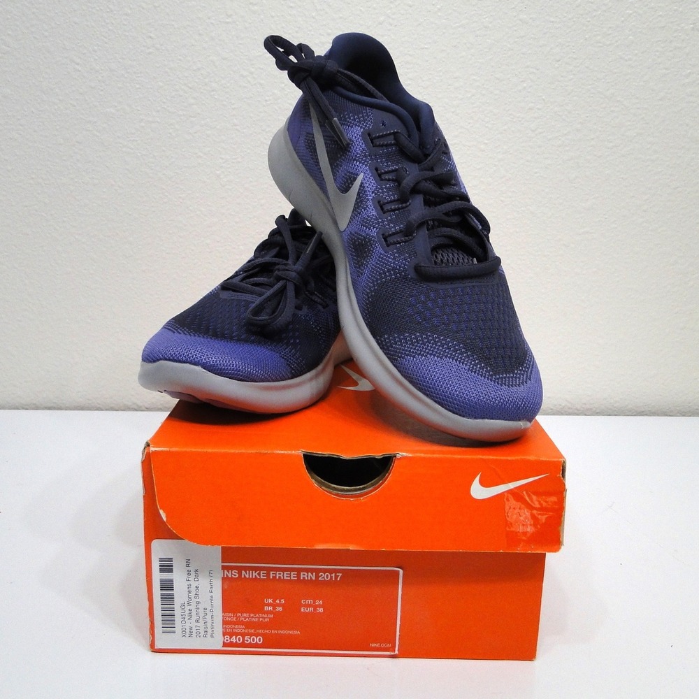 Nike Free RN 2017 Womens Running Shoes Dark Raisin Purple 880840-500 Size‎ 7